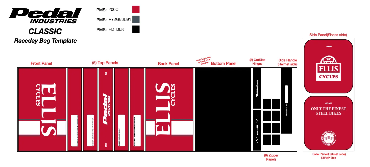 Ellis Cycles 2022 RACEDAY BAG