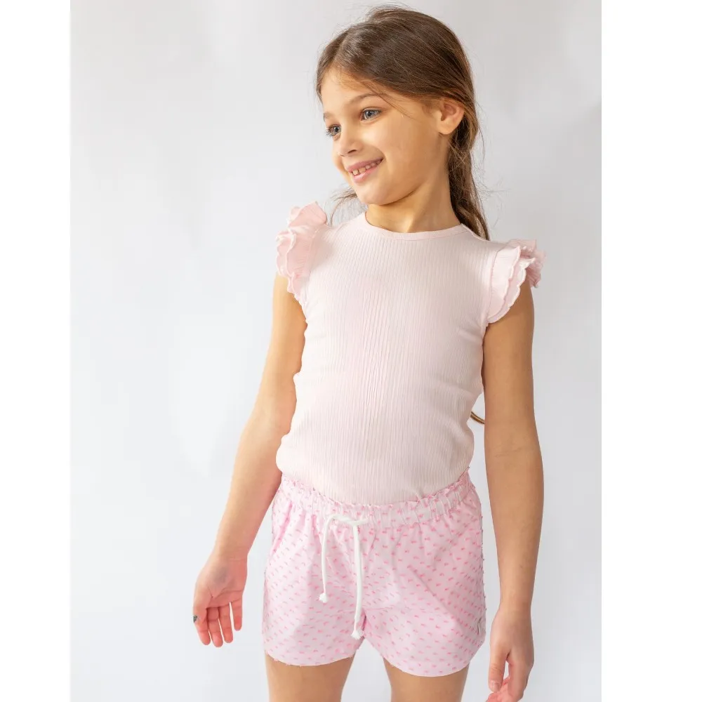 Elsa Flutter Tank in Ballet Slipper