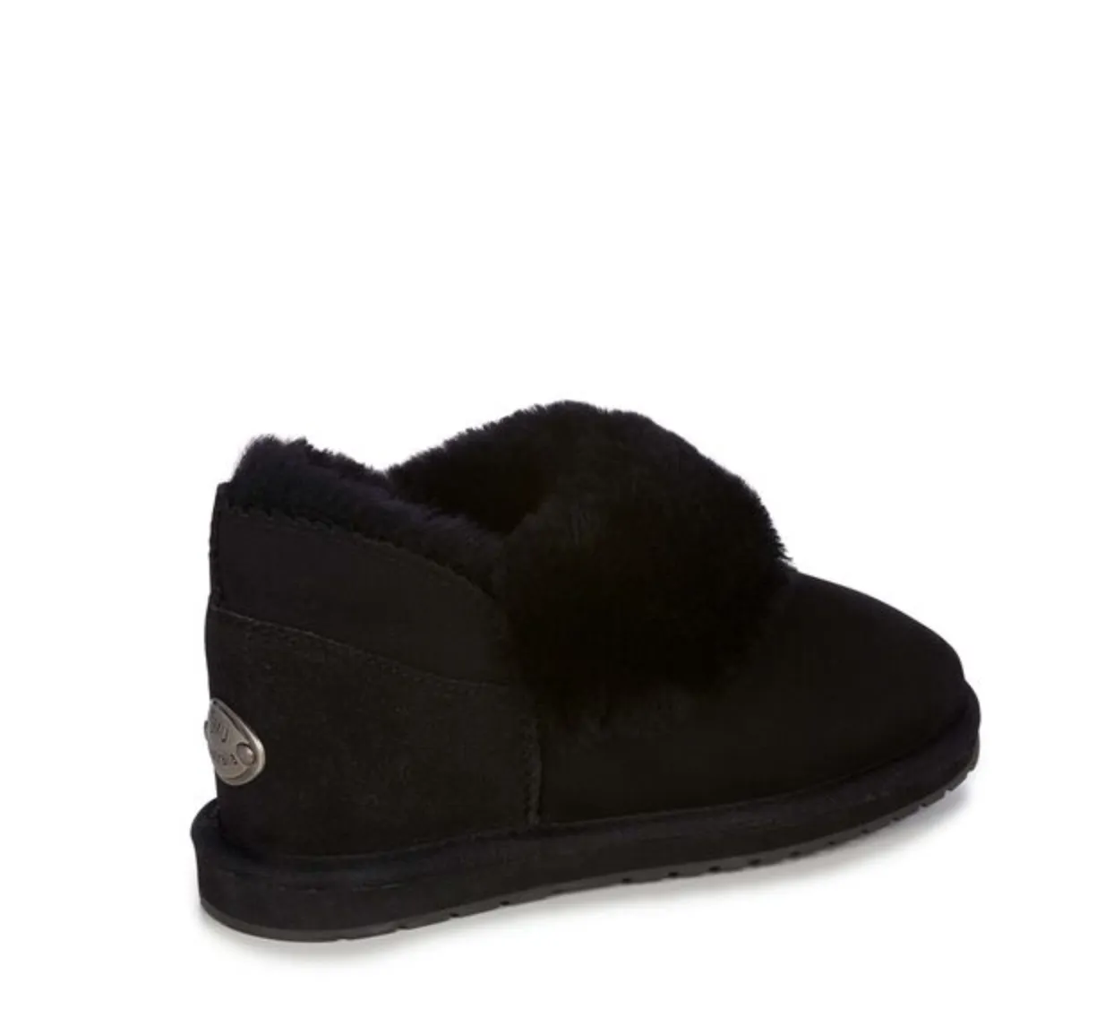 Emu Platinum Mintaro Slipper | Chesnut + Black