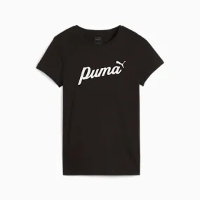 ESS+ Women's Script Tee | PUMA Black | PUMA Shop All Puma | PUMA 