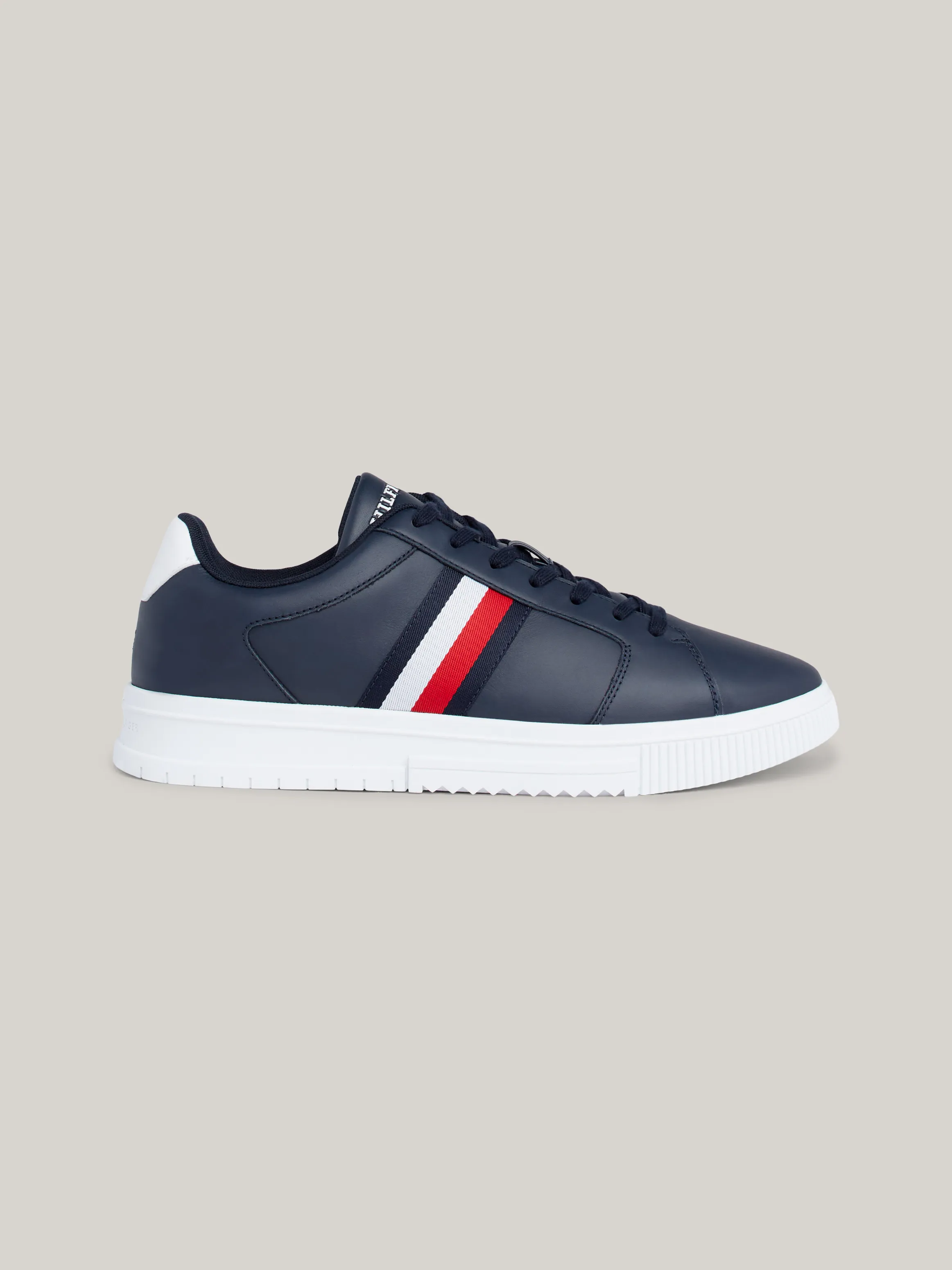 Essential Leather Signature Tape Trainers | Sneakers | Tommy Hilfiger