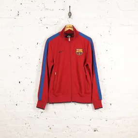 FC Barcelona Nike Football Tracksuit Top - Maroon - M