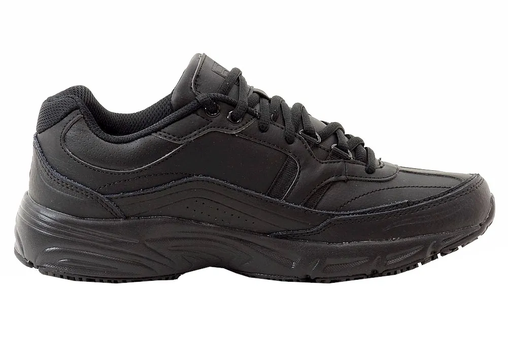 Fila Men's Memory Workshift Sneakers Slip Resistant Trainers Black Sz: 10.5