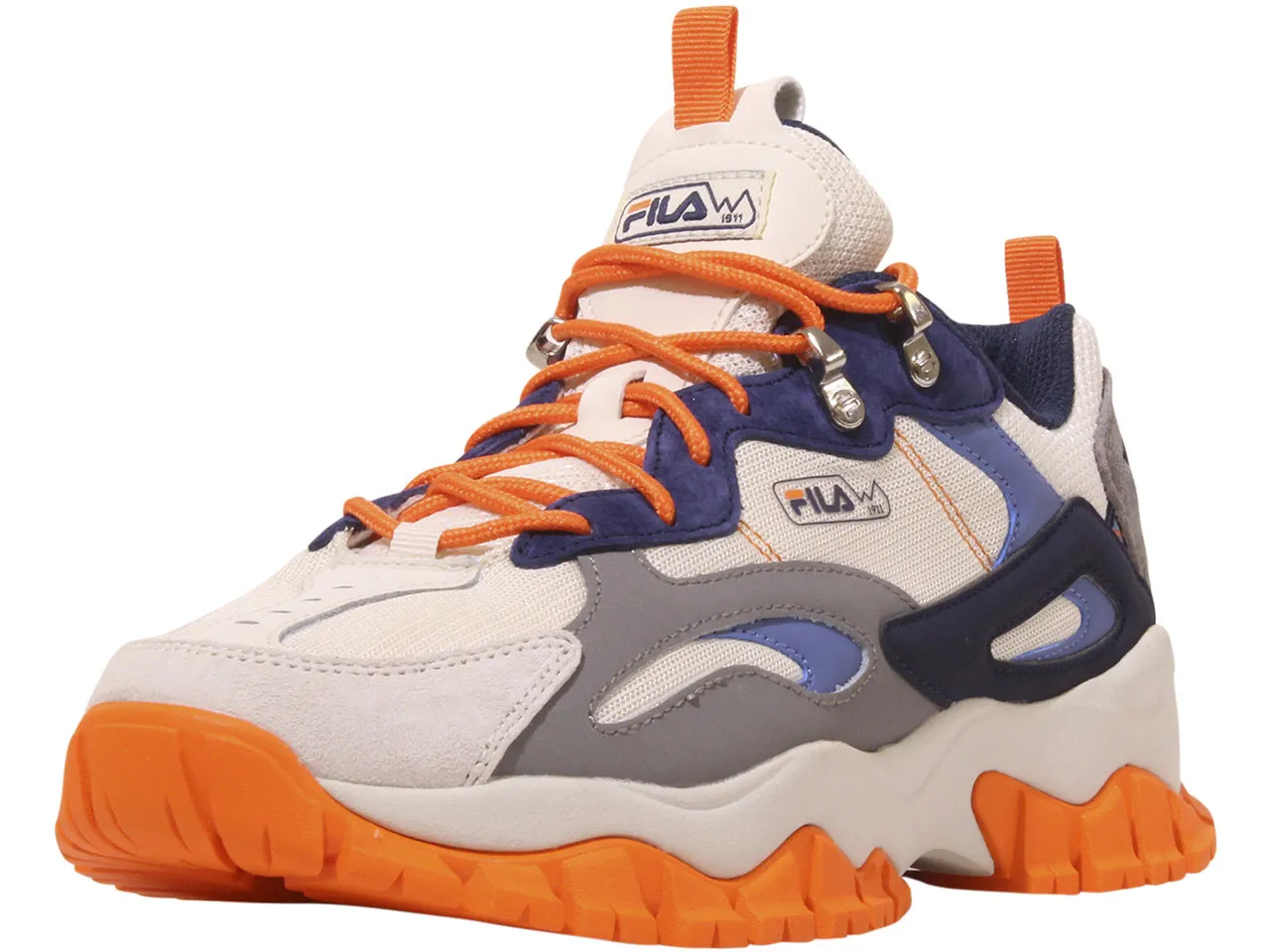 Fila Men's Ray-Tracer-TR-2 Trail Running Sneakers Gardenia/Vibrant Orange 10.5