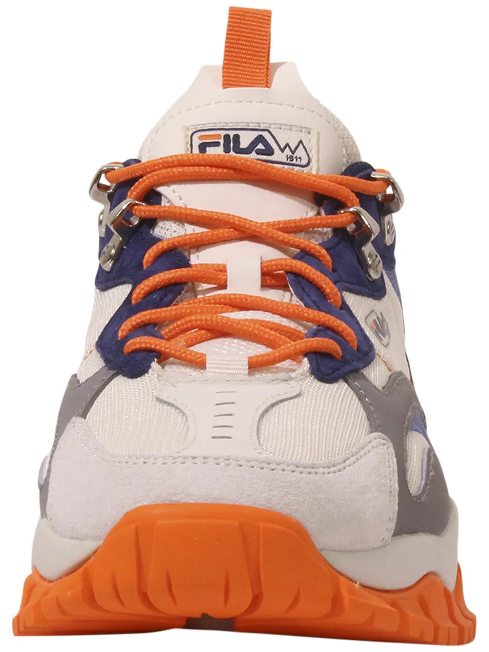 Fila Men's Ray-Tracer-TR-2 Trail Running Sneakers Gardenia/Vibrant Orange 10.5