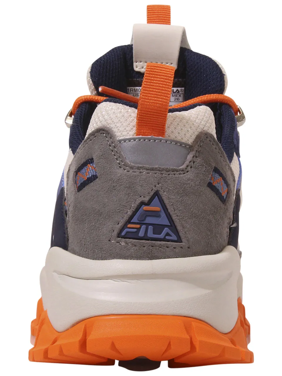 Fila Men's Ray-Tracer-TR-2 Trail Running Sneakers Gardenia/Vibrant Orange 10.5