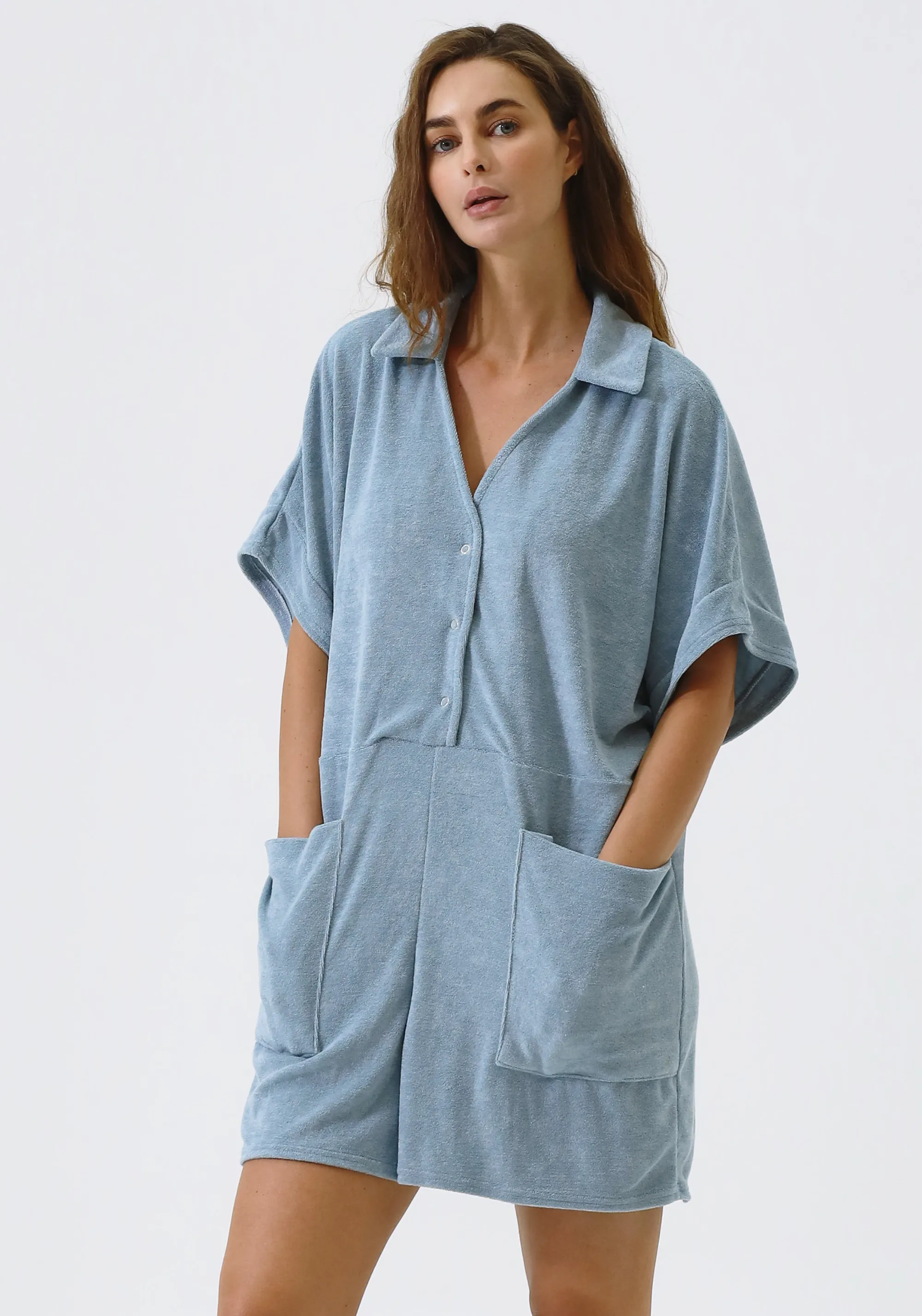 [FINAL SALE] GIGI TERRY ROMPER