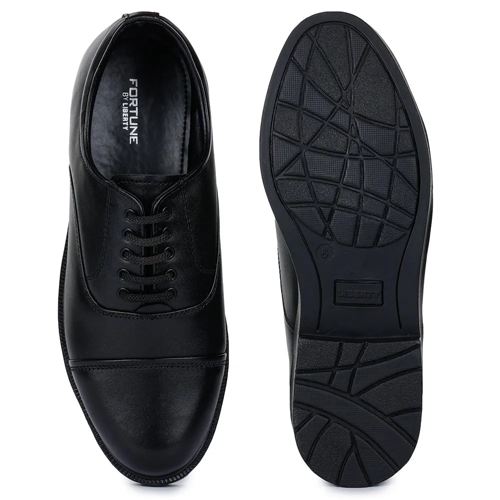 Fortune (Black) Classic Oxford Shoes For Men Police-14 By Liberty