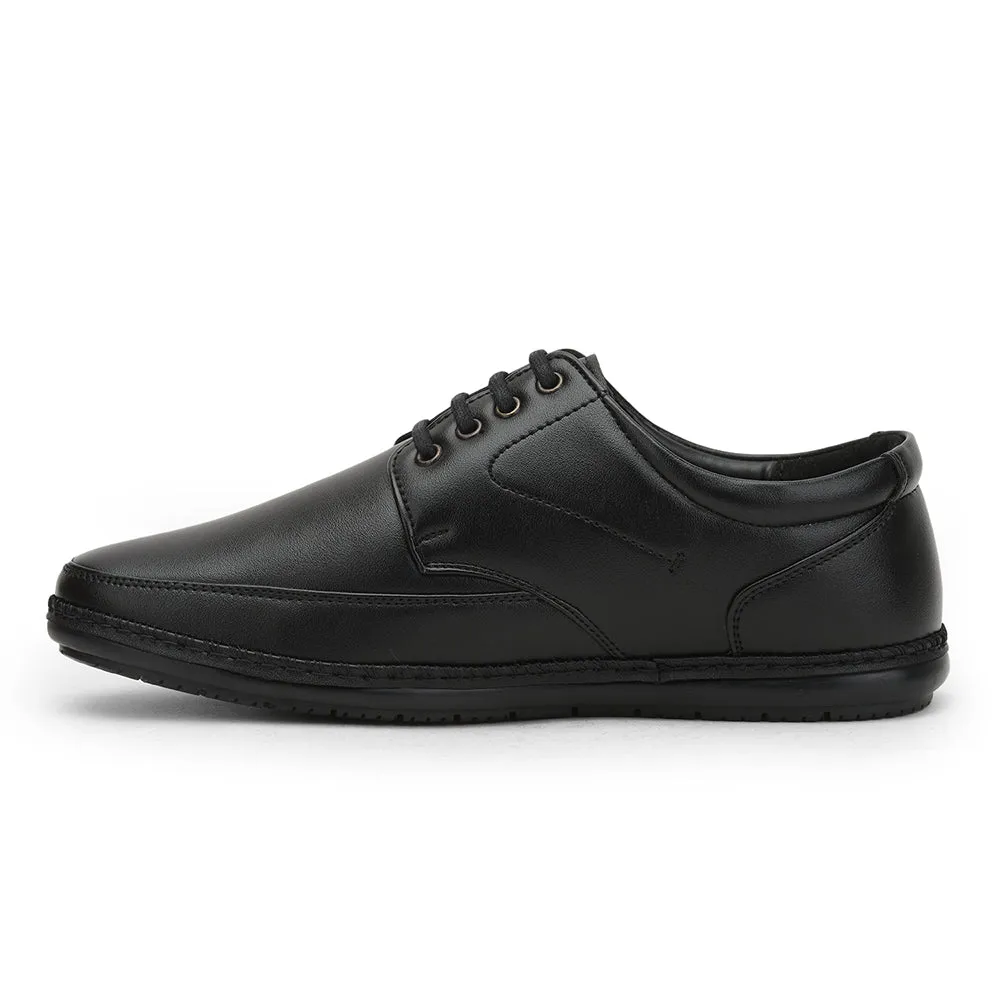 Fortune (Black) Formal Lace Up Shoes For Men ER-61 By Liberty