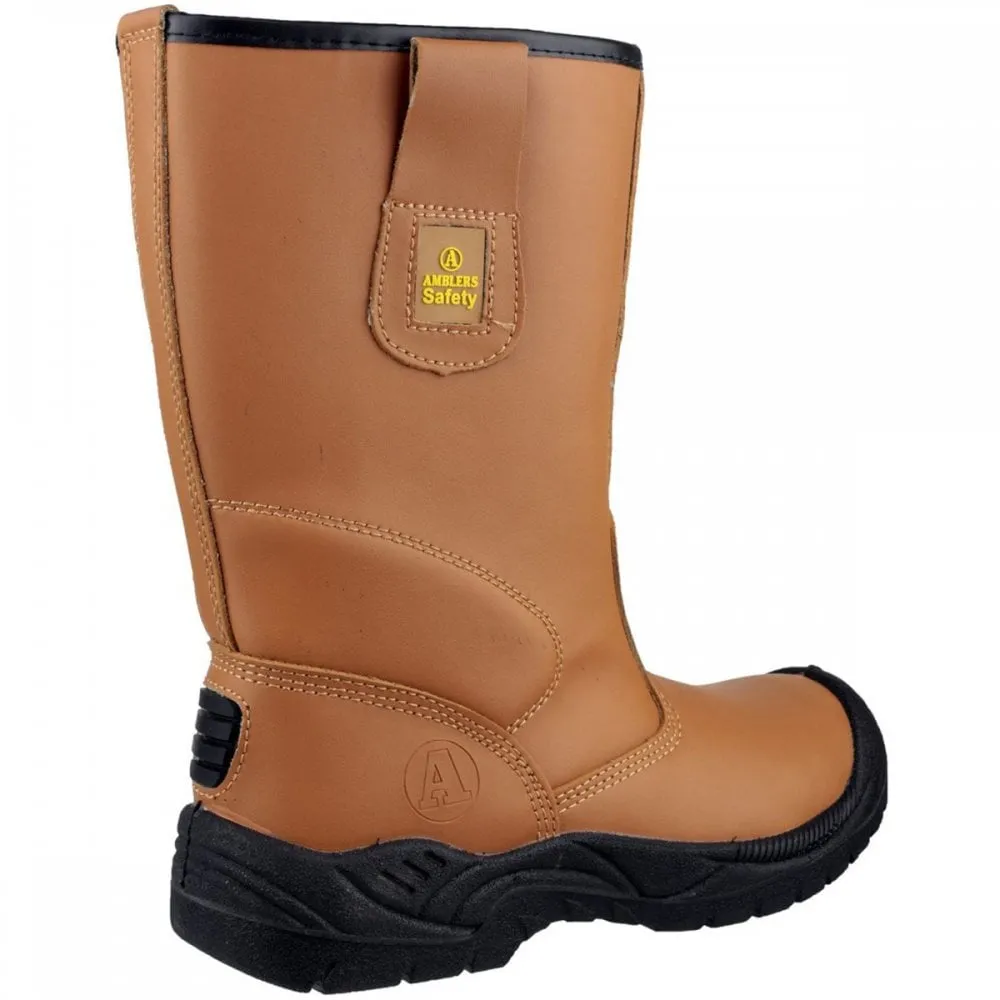 FS142 Water Resistant Pull On Safety Rigger Boot