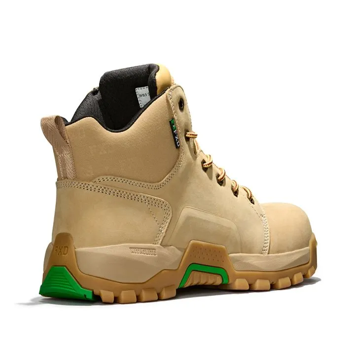 FXD WB-3 Leather Safety Boot Wheat