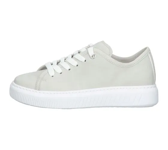 GABOR scarpe da donna in vera pelle con lacci, sneakers basse eleganti 86.575.30 grigio