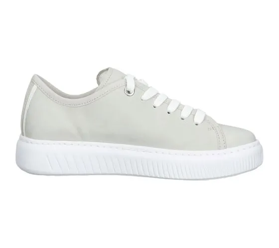 GABOR scarpe da donna in vera pelle con lacci, sneakers basse eleganti 86.575.30 grigio