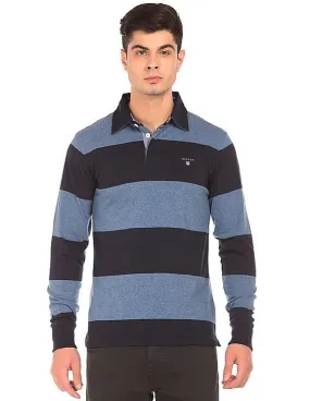 Gant Long Sleeve Striped Polo Shirt