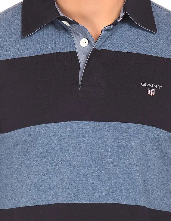 Gant Long Sleeve Striped Polo Shirt