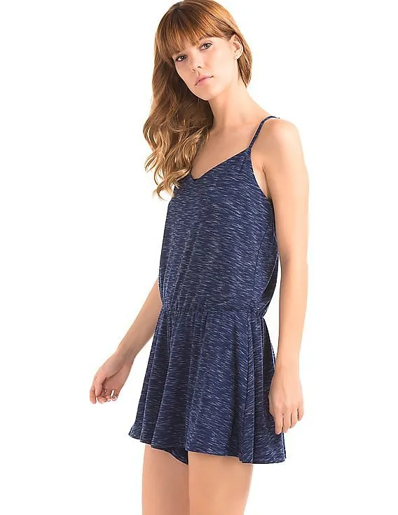 GAP Women Blue Cami Romper