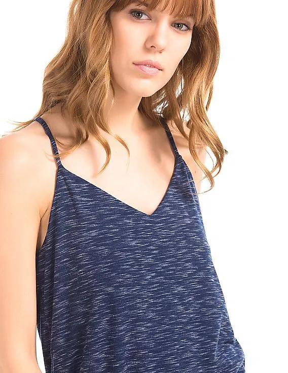 GAP Women Blue Cami Romper