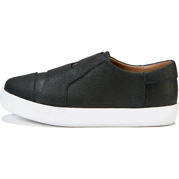 GENTS by Age of Innocence Connor Supple Leather Elasticated Webbing Strap Sneakers, Black