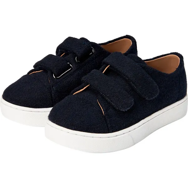 GENTS by Age of Innocence Robby 2.0 Trim Wool Leather Sneakers, Navy