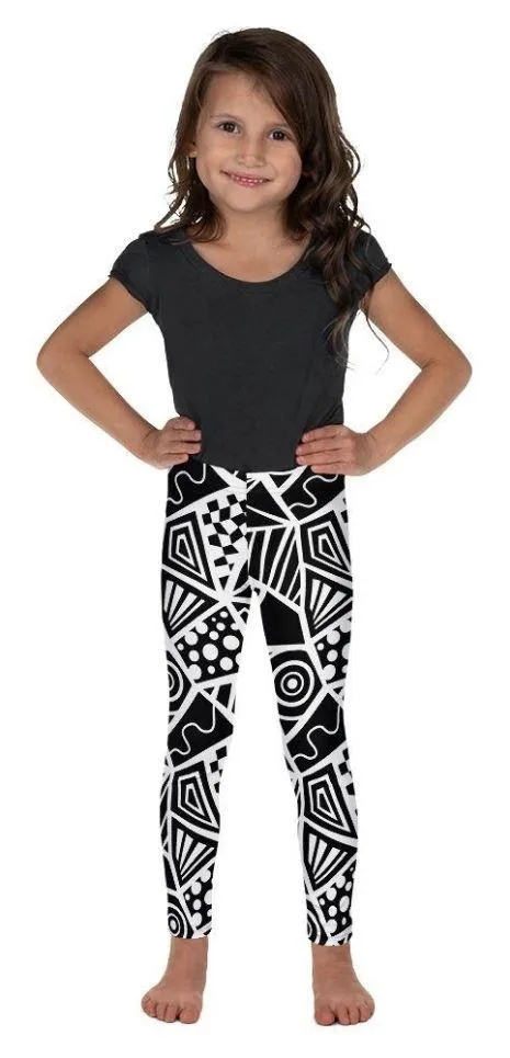 Geometric Shape Kid's Leggings