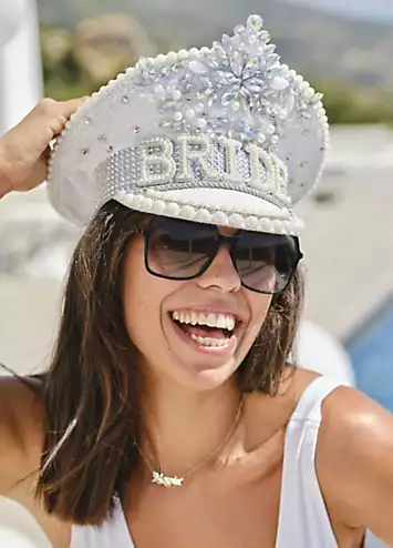 Ginger Ray Hat - Bride - Embellished | Kaleidoscope