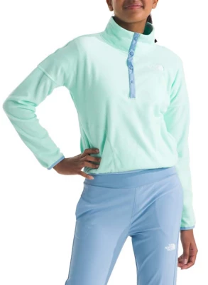 Girls' The North Face Glacier 1/4 Snap Fleece Pullover