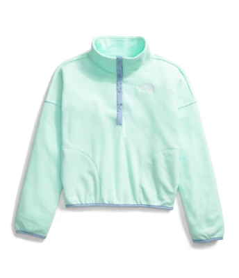 Girls' The North Face Glacier 1/4 Snap Fleece Pullover