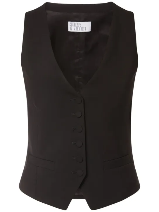 Giuseppe Di Morabito   Stretch wool vest 