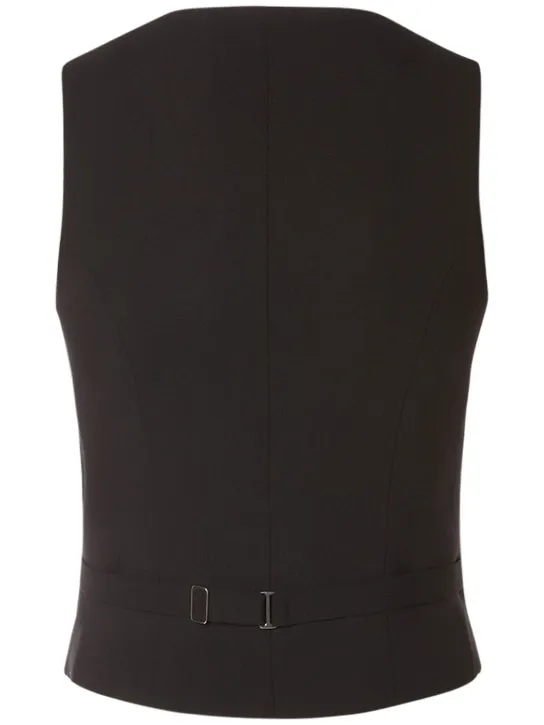 Giuseppe Di Morabito   Stretch wool vest 