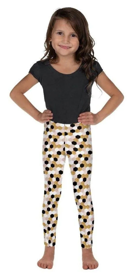 Glittery Print Kid's Leggings