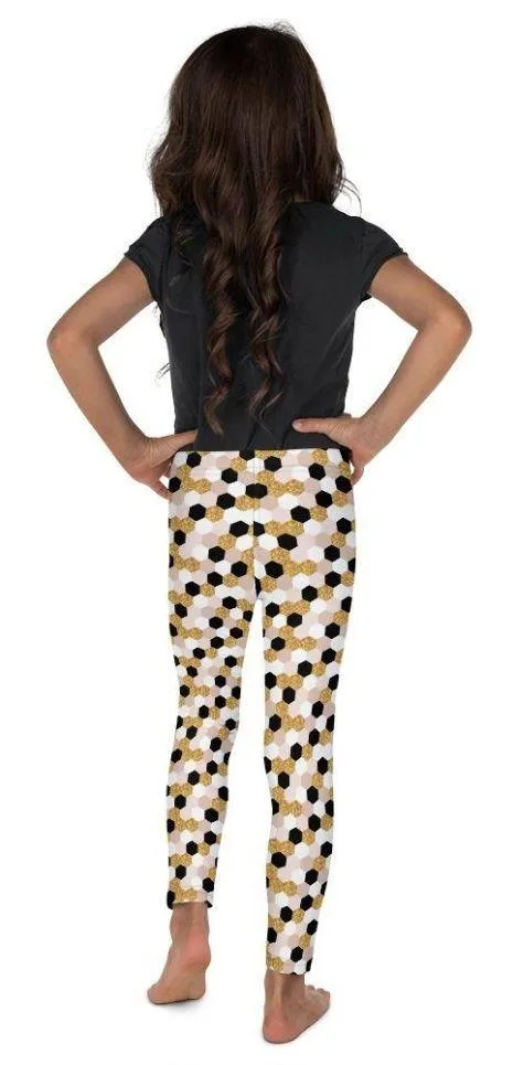 Glittery Print Kid's Leggings