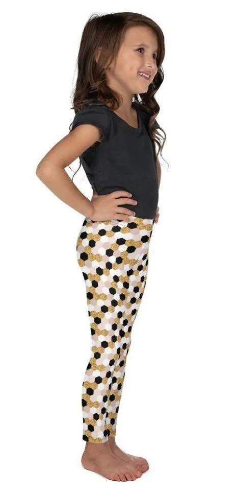 Glittery Print Kid's Leggings