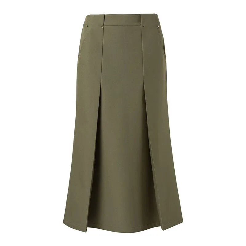 Green Low-rise Skirt-