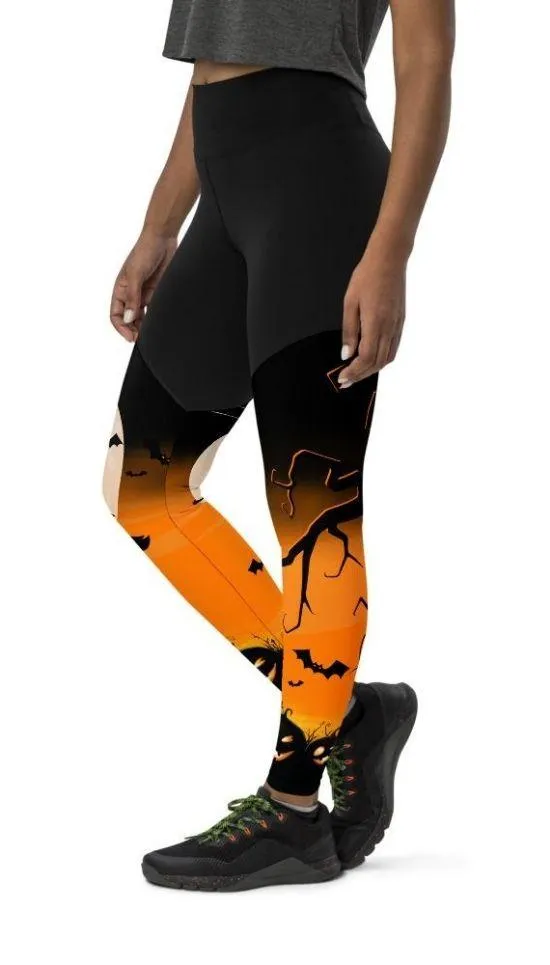 Halloween Night Compression Leggings