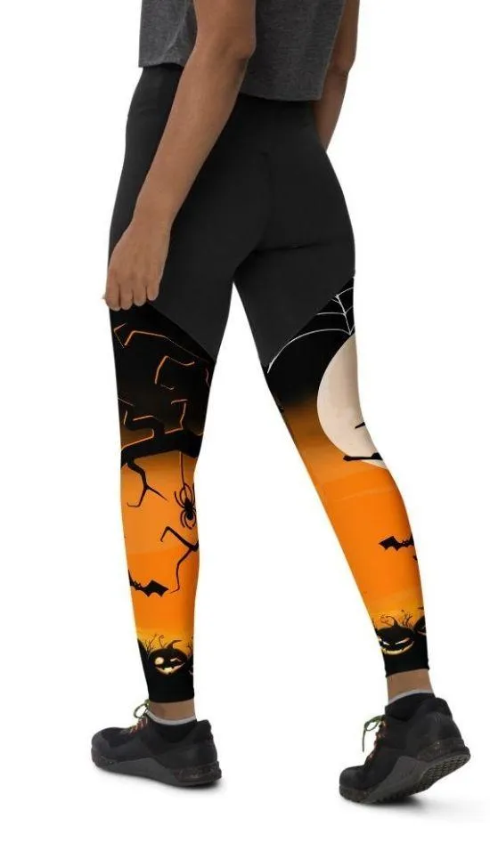 Halloween Night Compression Leggings