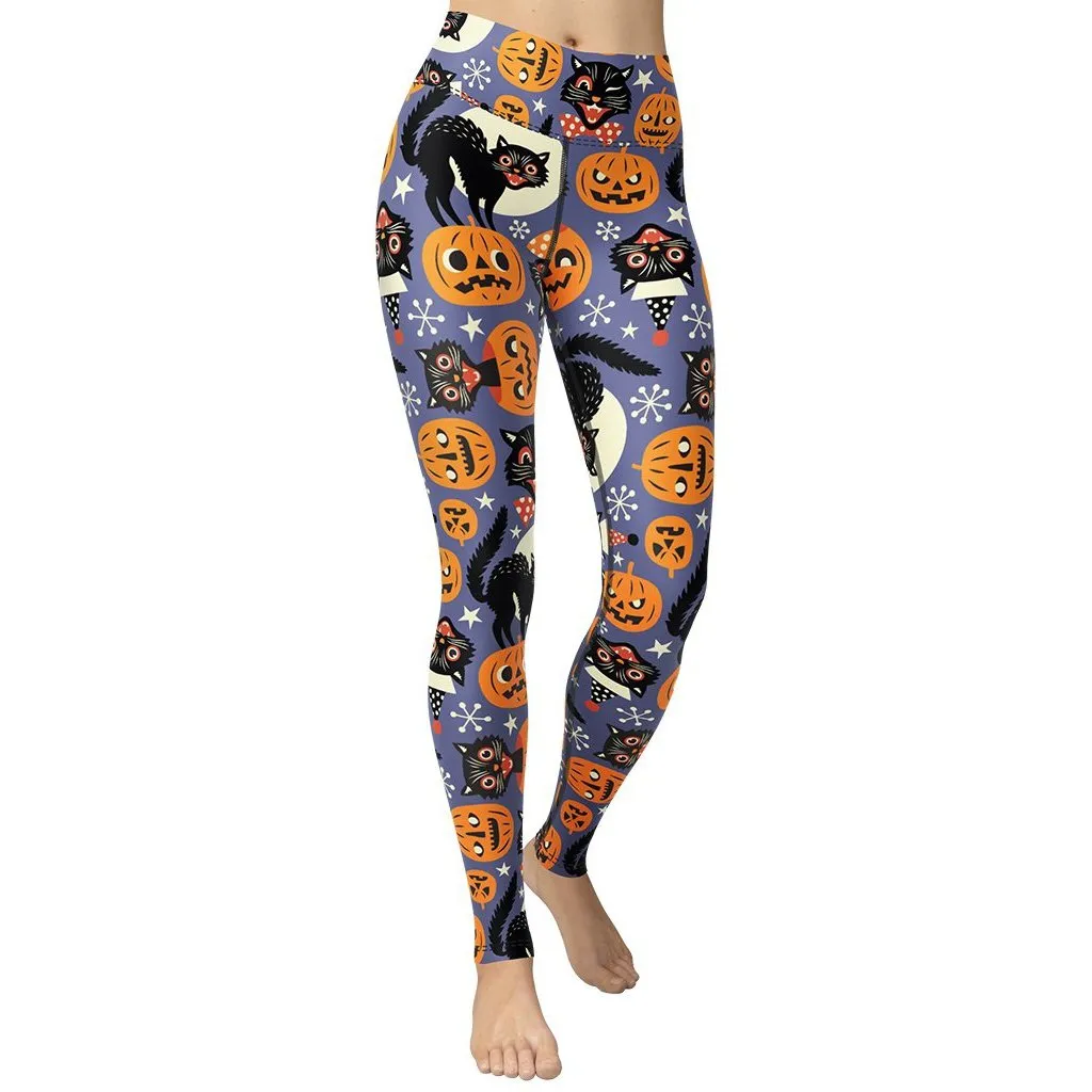 Halloween Print Yoga Leggings