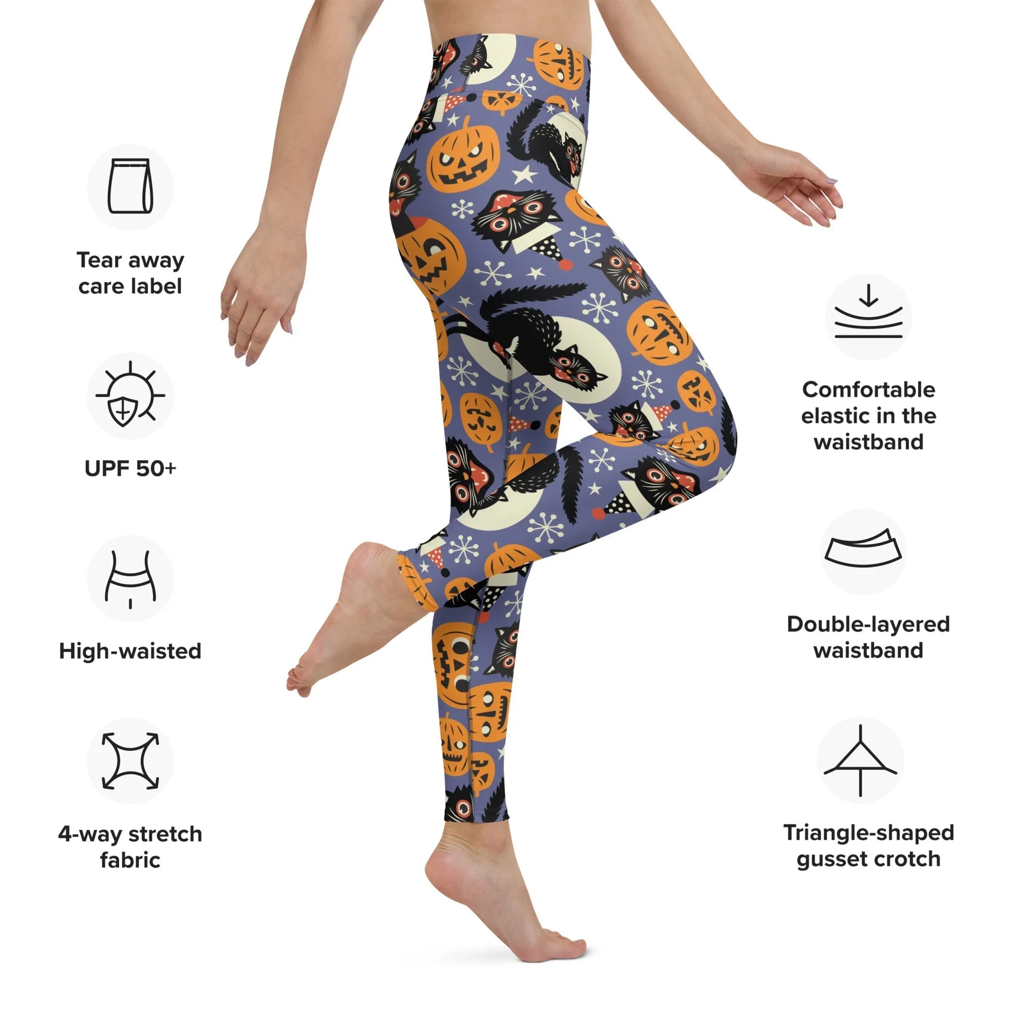 Halloween Print Yoga Leggings