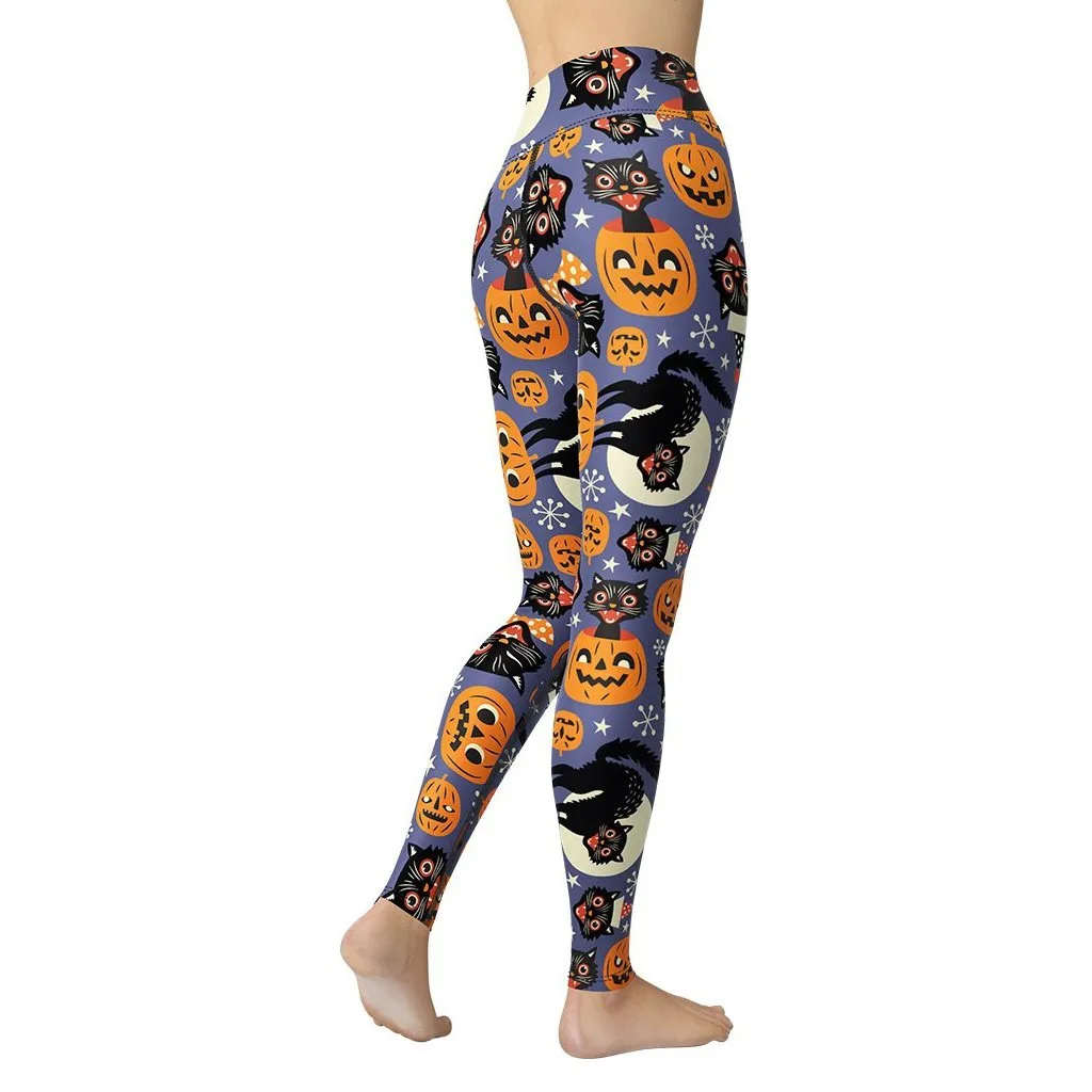 Halloween Print Yoga Leggings