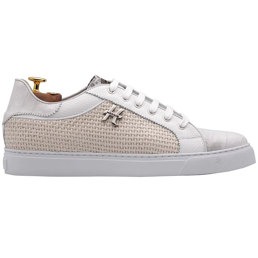 Harris Firenze 1913 Canvas / Leather Sneakers White