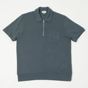 Hartford Lightweight Zipper Polo - Thunder