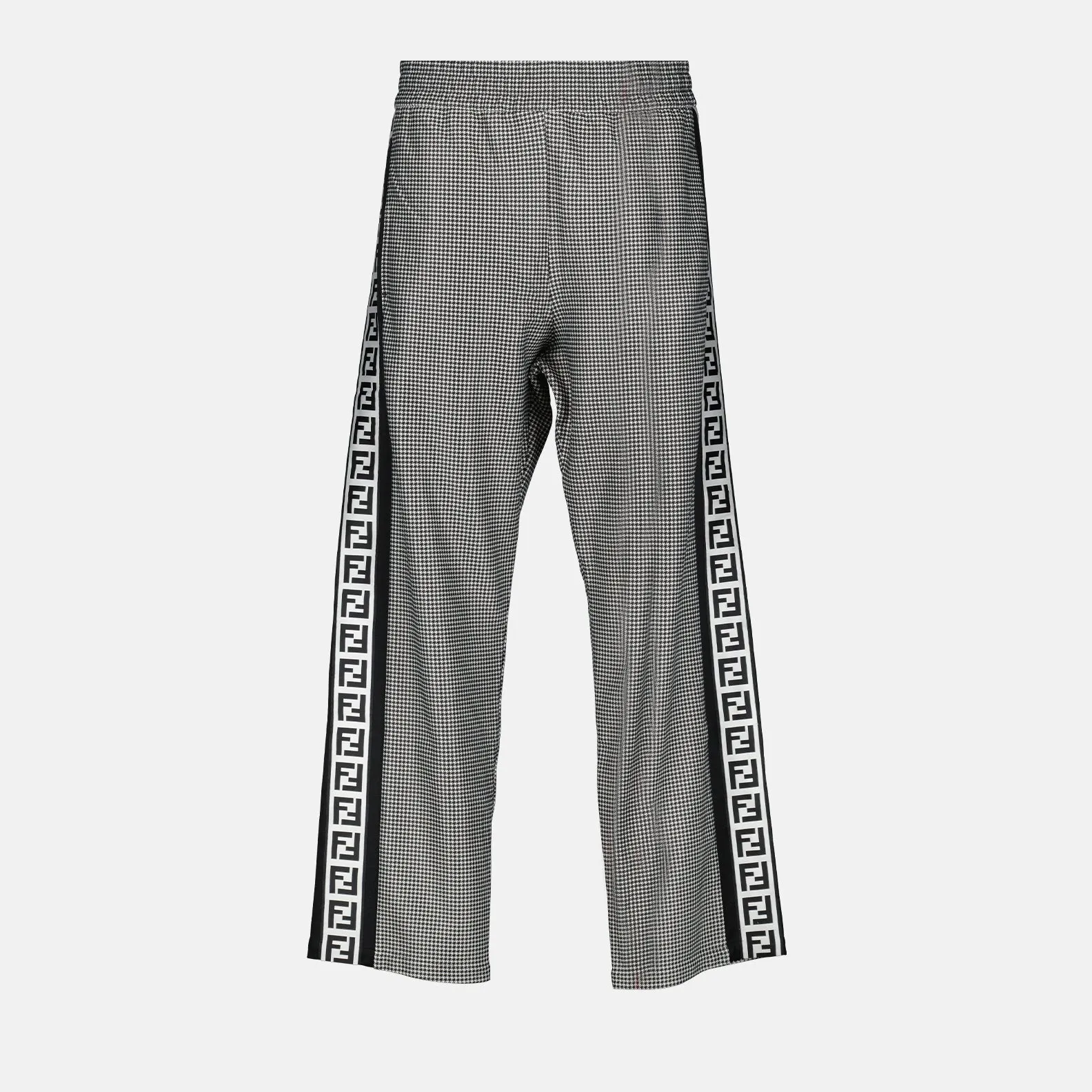 Houndstooth Print Trousers