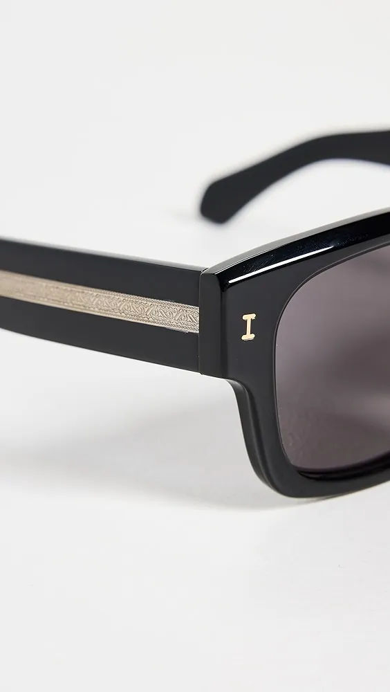 Illesteva   Vito Black/Gold Sunglasses 