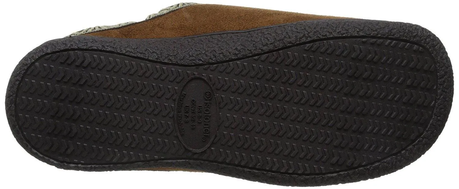 Isotoner Men's Microsuede Hoodback Slipper