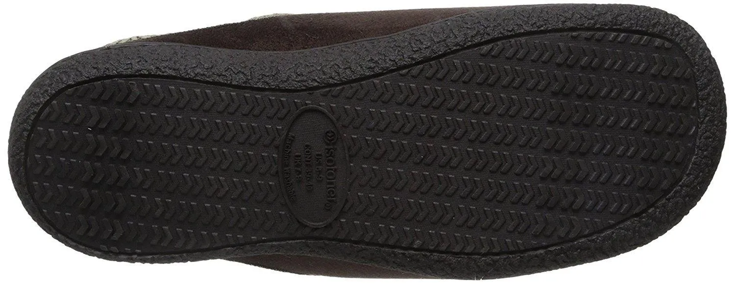 Isotoner Men's Microsuede Hoodback Slipper