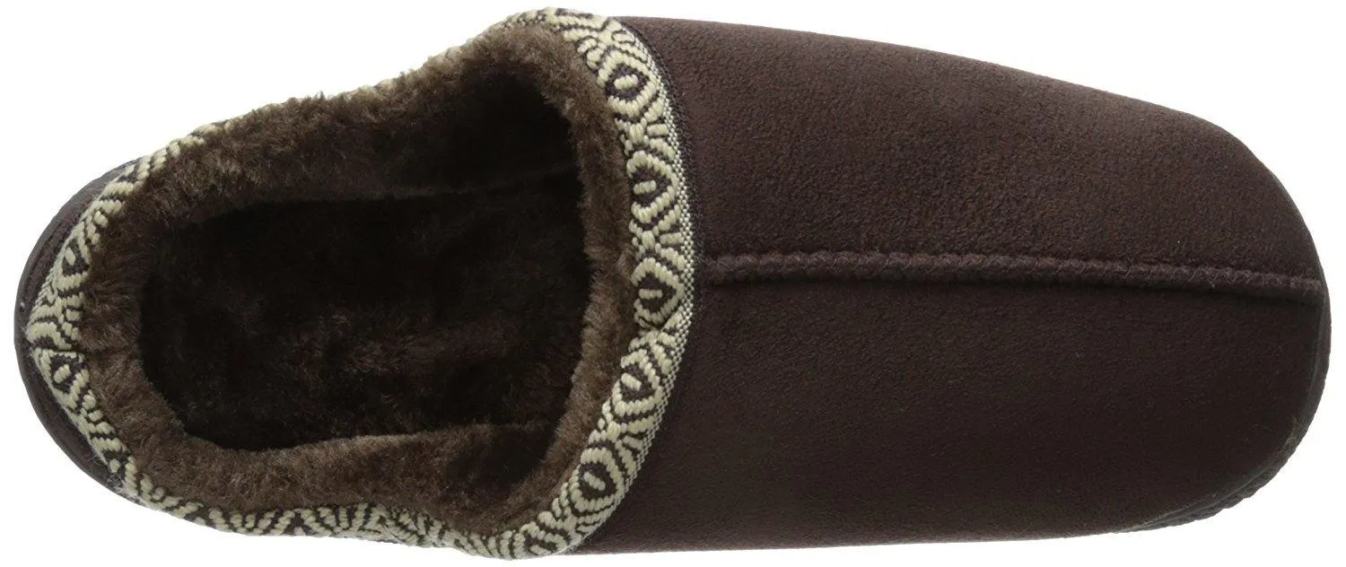 Isotoner Men's Microsuede Hoodback Slipper