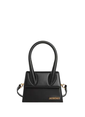 JACQUEMUS  Le Chiquito Moyen leather bag - Black