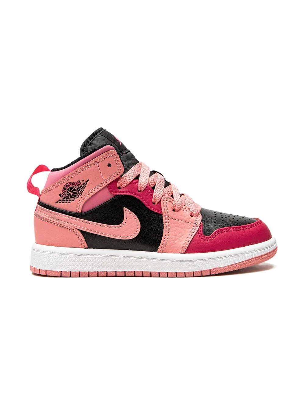 Jordan Kids Jordan 1 Mid "Coral Chalk" sneakers - Pink