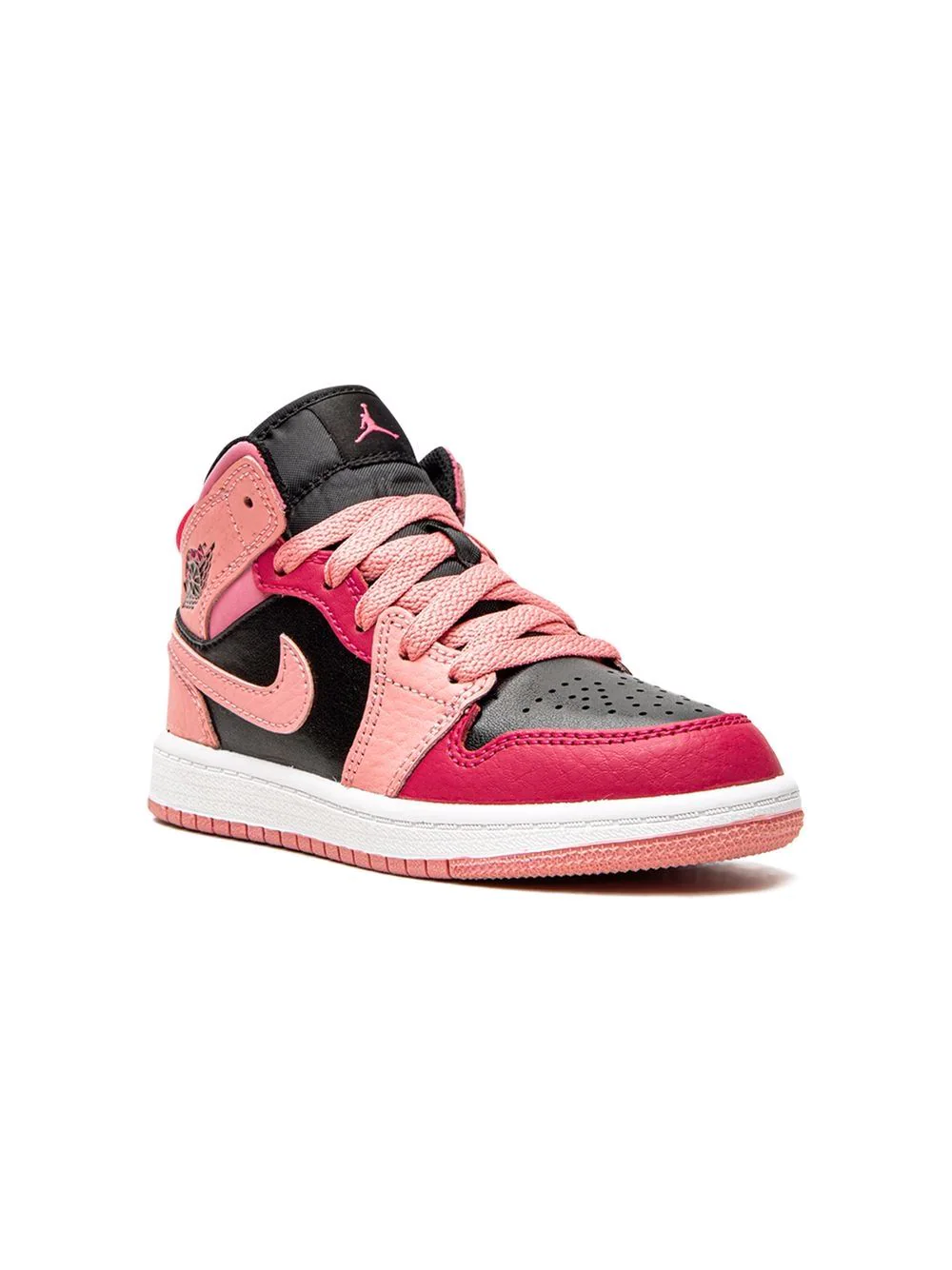 Jordan Kids Jordan 1 Mid "Coral Chalk" sneakers - Pink