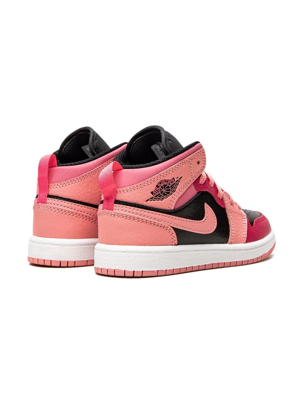 Jordan Kids Jordan 1 Mid "Coral Chalk" sneakers - Pink