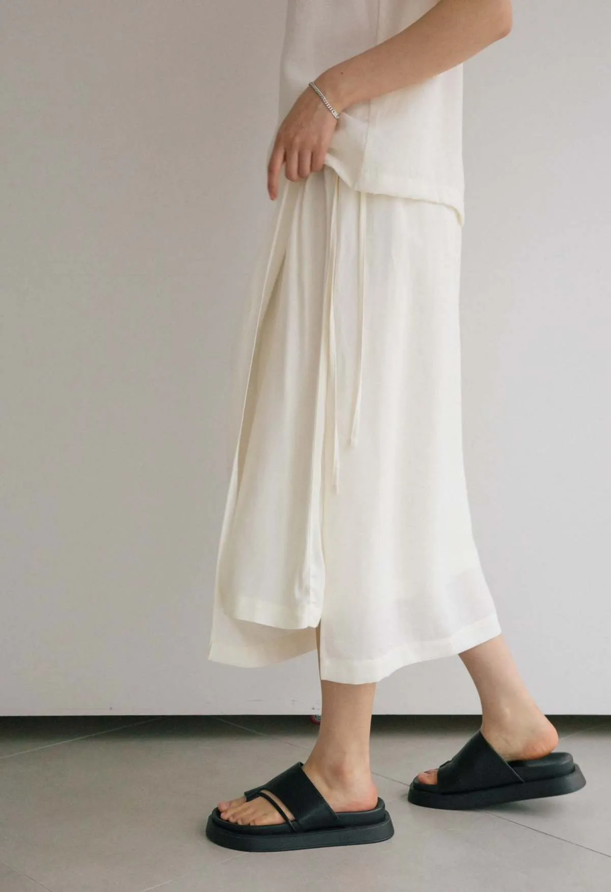 Jordana Wrap Skirt - White